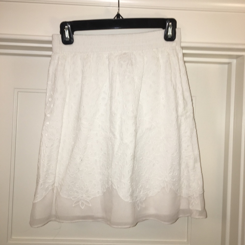 White Lace Skirt